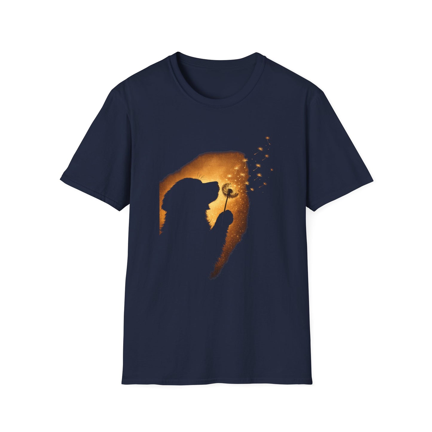 Dog & Dandelion Silhouette T-Shirt