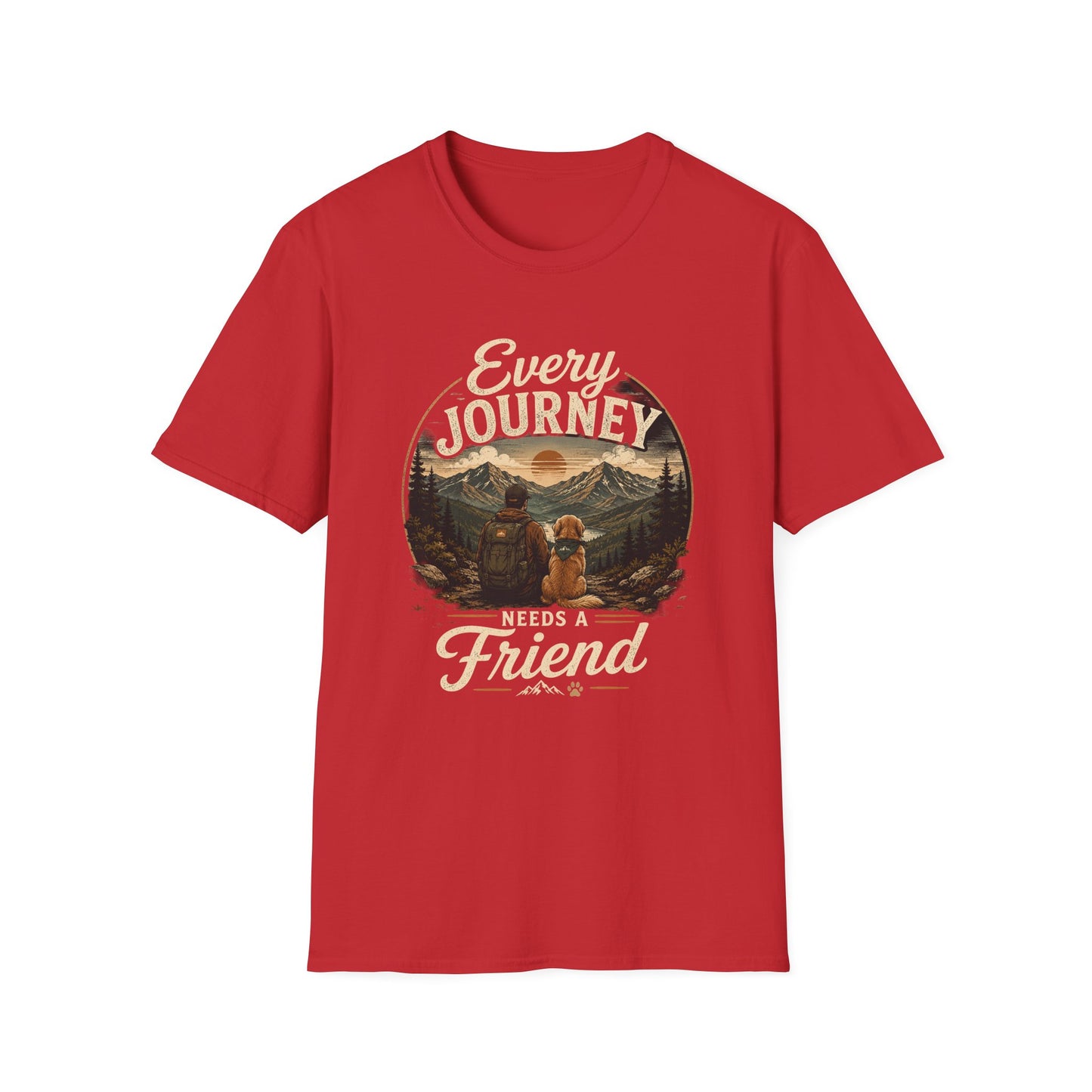 Every Journey T-Shirt — "Every Journey Needs a Friend" Adventure Graphic Tee