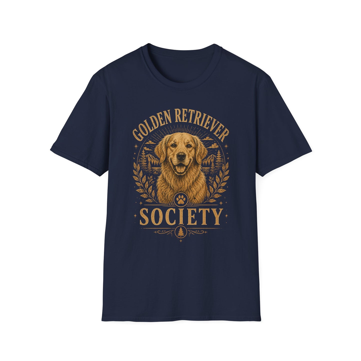 Golden Retriever Society T-Shirt — Vintage Dog Lover Tee