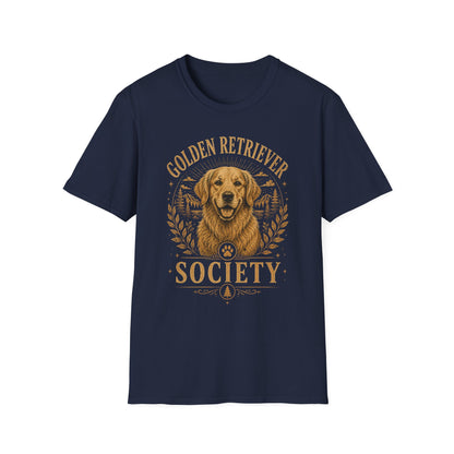 Golden Retriever Society T-Shirt — Vintage Dog Lover Tee