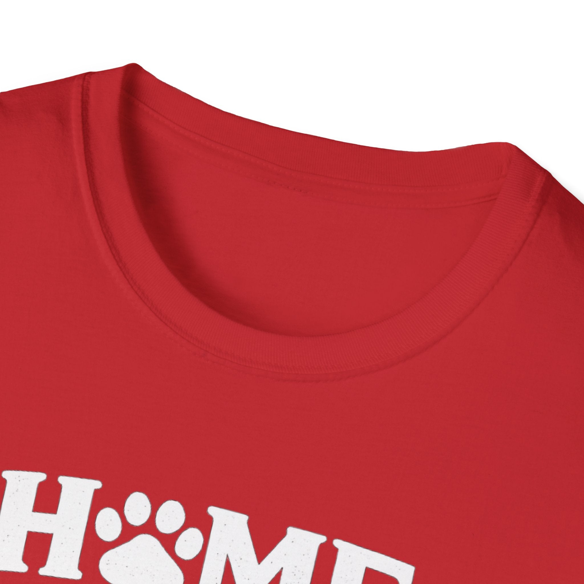 T‑Shirt — "Home Is Where the Paw Prints Lead To" Pet Lover Graphic Tee