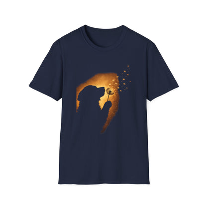 Dog & Dandelion Silhouette T-Shirt