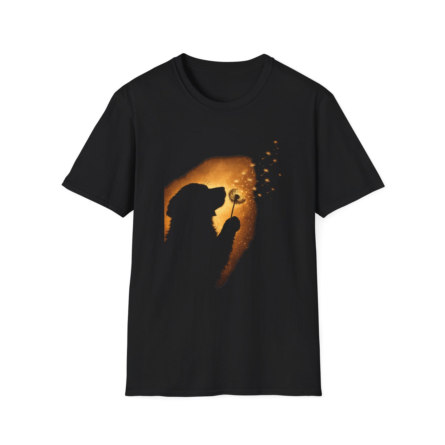 Dog & Dandelion Silhouette T-Shirt
