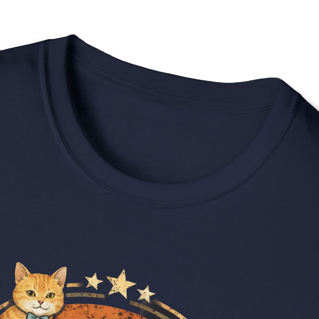 Cat Dad T-Shirt – Vintage Pet Lover Tee with Cats & ‘Cat Dad’ Graphic