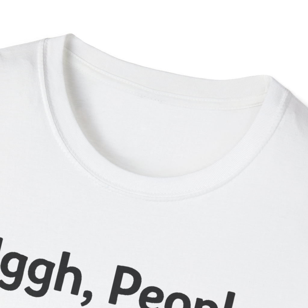 Uggh, People. Cat T-Shirt — Funny Grumpy Cat Graphic Tee for Cat Lovers