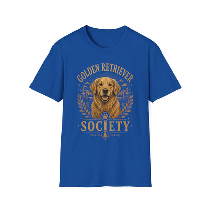 Golden Retriever Society T-Shirt — Vintage Dog Lover Tee