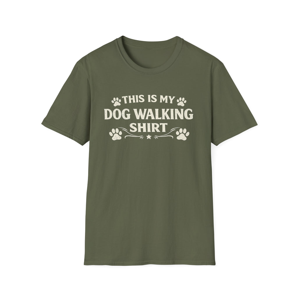 This Is My Dog Walking Shirt Paw Print Tee — Dog Walking T-Shirt