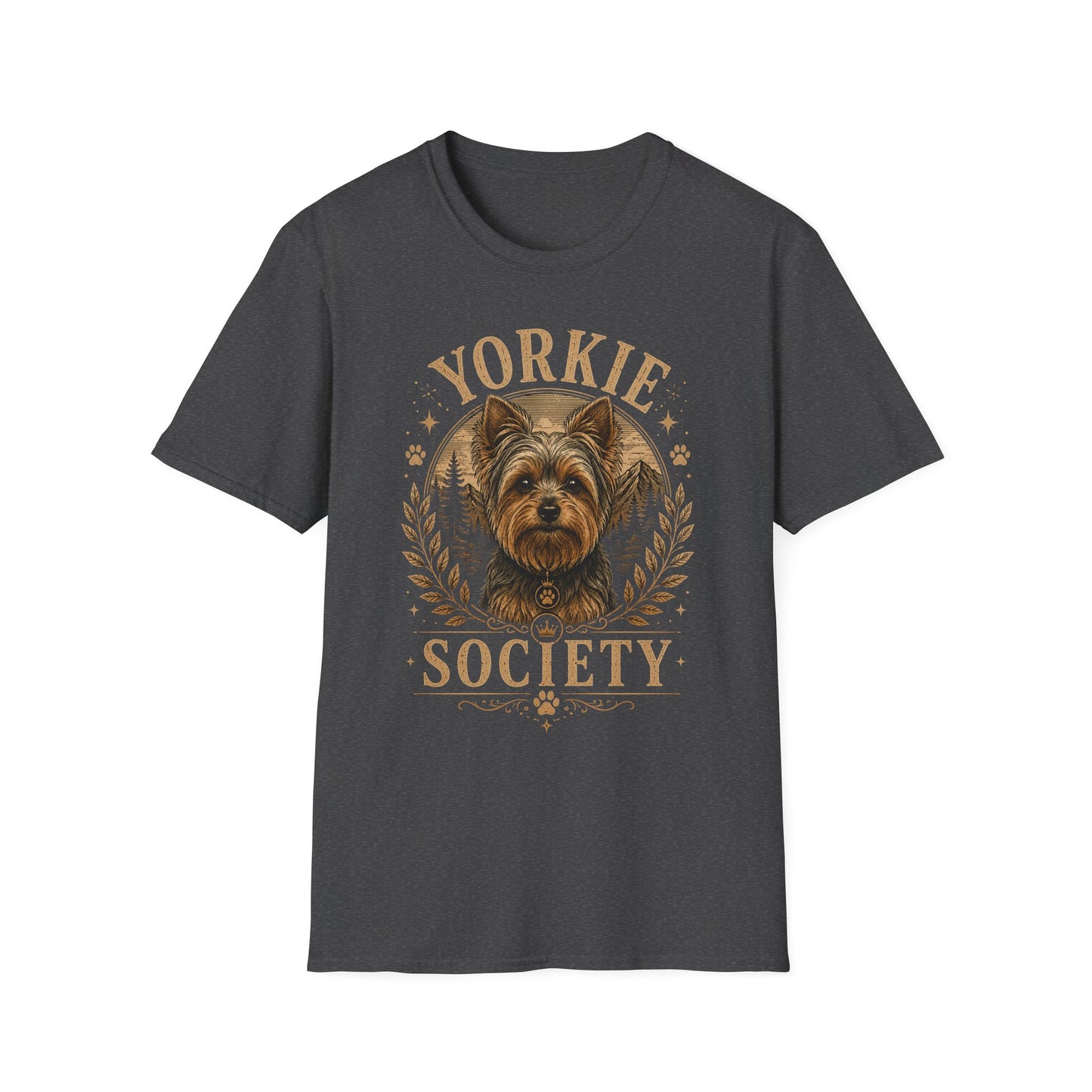 Yorkie Society T-Shirt — Vintage Yorkie Dog Lover Tee