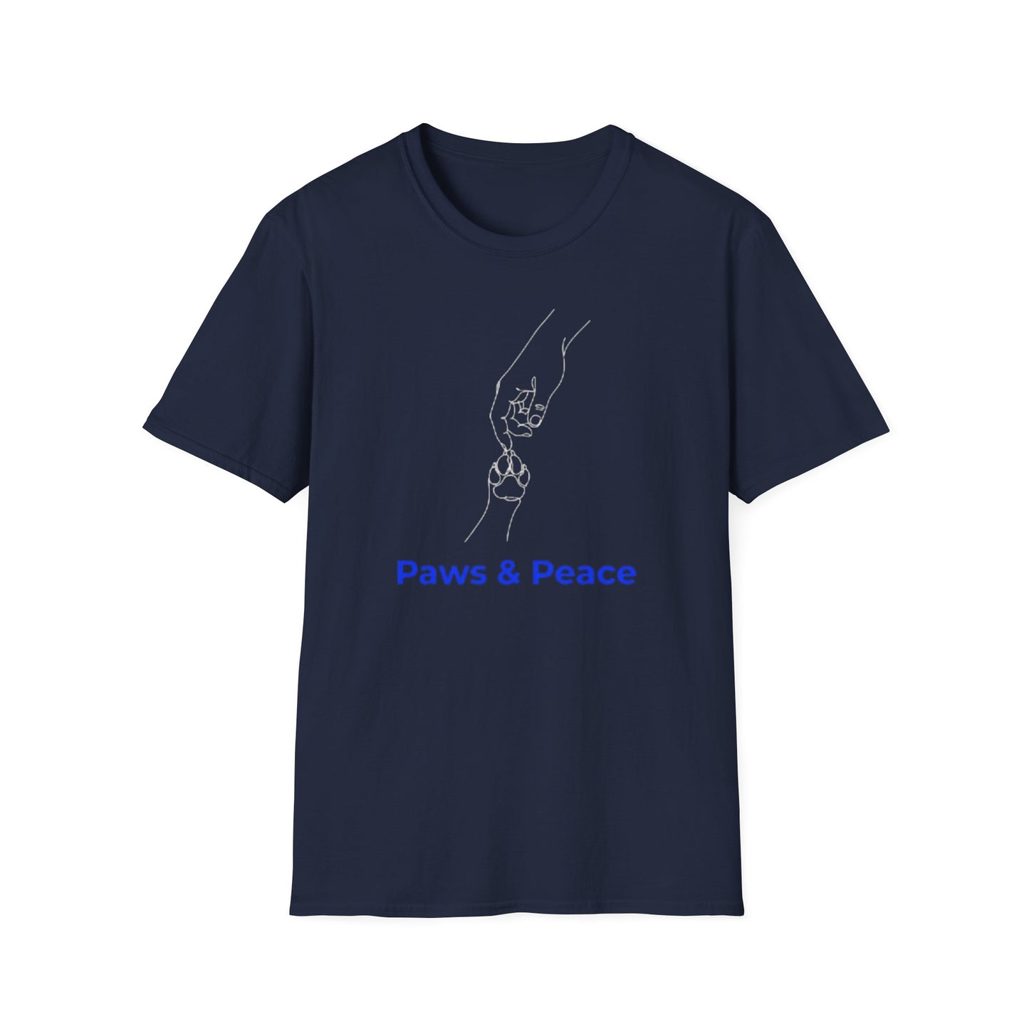 Paws & Peace Cat Paw Print T-Shirt
