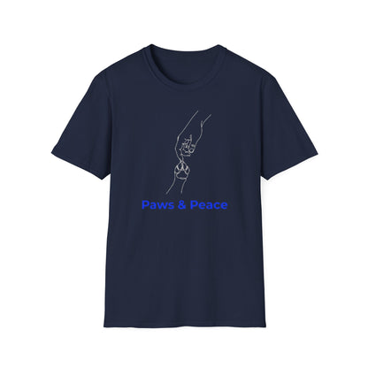 Paws & Peace Cat Paw Print T-Shirt