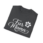 Fur Mama T-Shirt — Cute Paw Print Graphic Tee for Dog & Cat Lovers