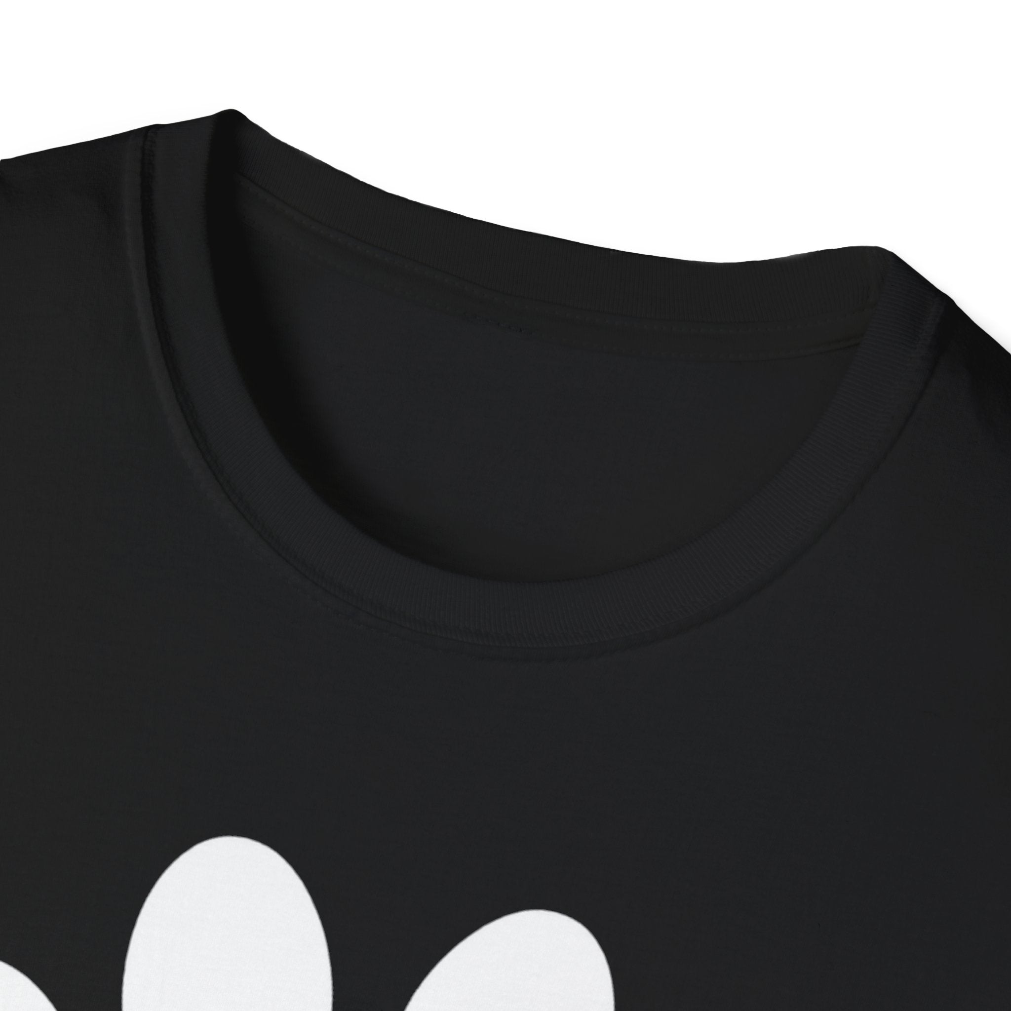 Think Pawsitive Paw Print T-Shirt — Positive Pet Lover Tee