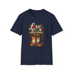 Cat Lover T-Shirt — "Love Is a Four-Legged Word" Graphic Tee