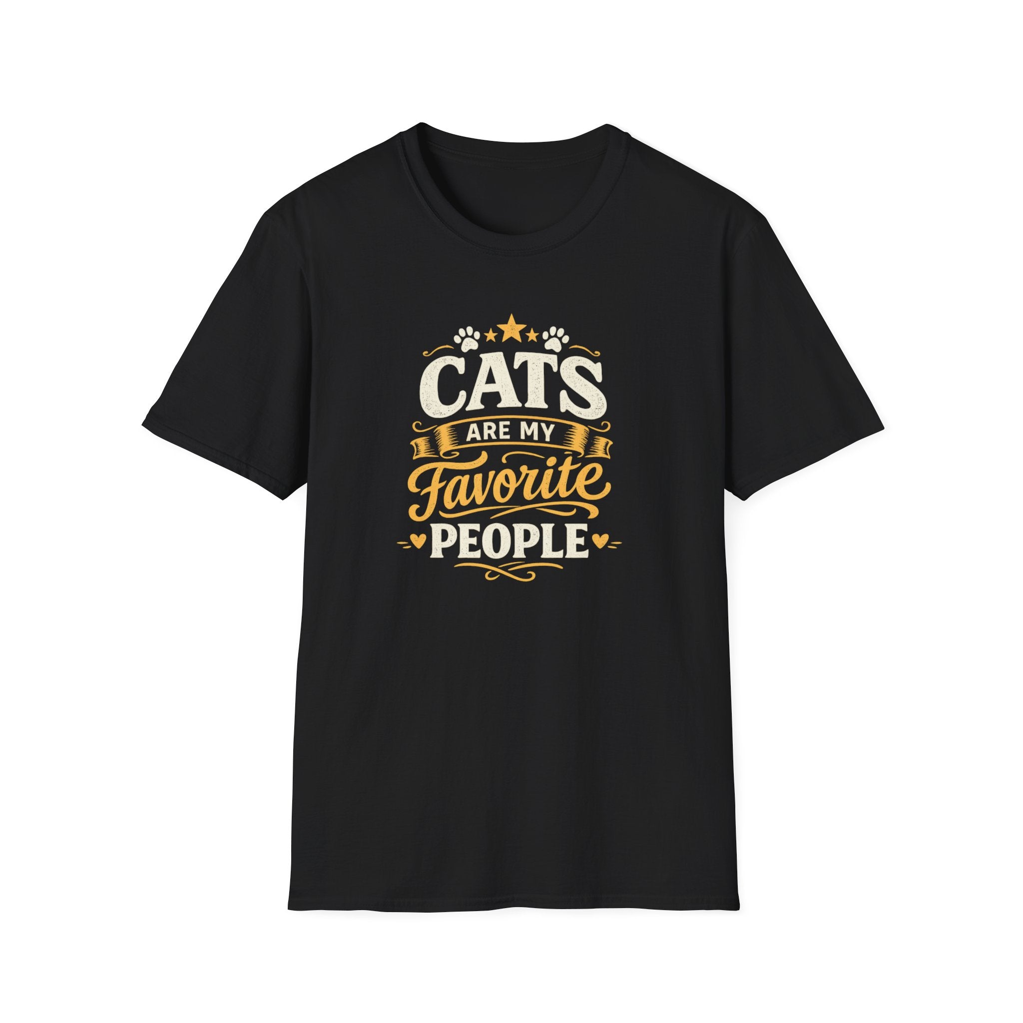 Cats Favorite People T-Shirt — Cute Cat Lover Graphic Tee