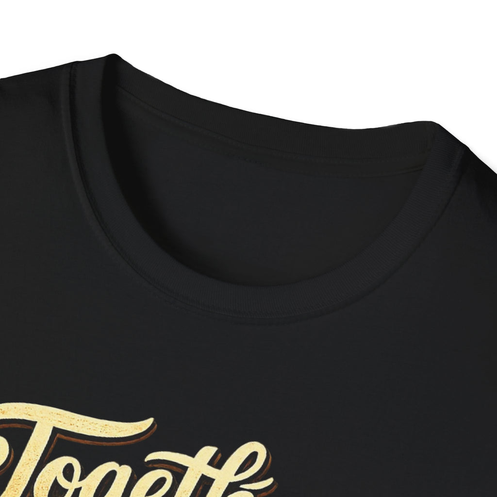 T-Shirt — "Together Furever" Dog and cat Sunset Graphic Tee