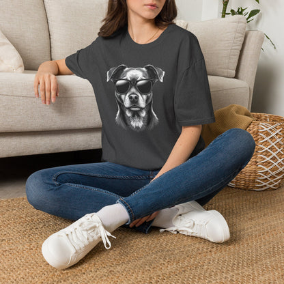 Retro Dog Sunglasses T-Shirt — Vintage Cool Puppy Graphic Tee