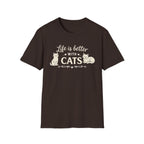 Life Is Better With Cats T-Shirt — Cute Cat Lover Tee