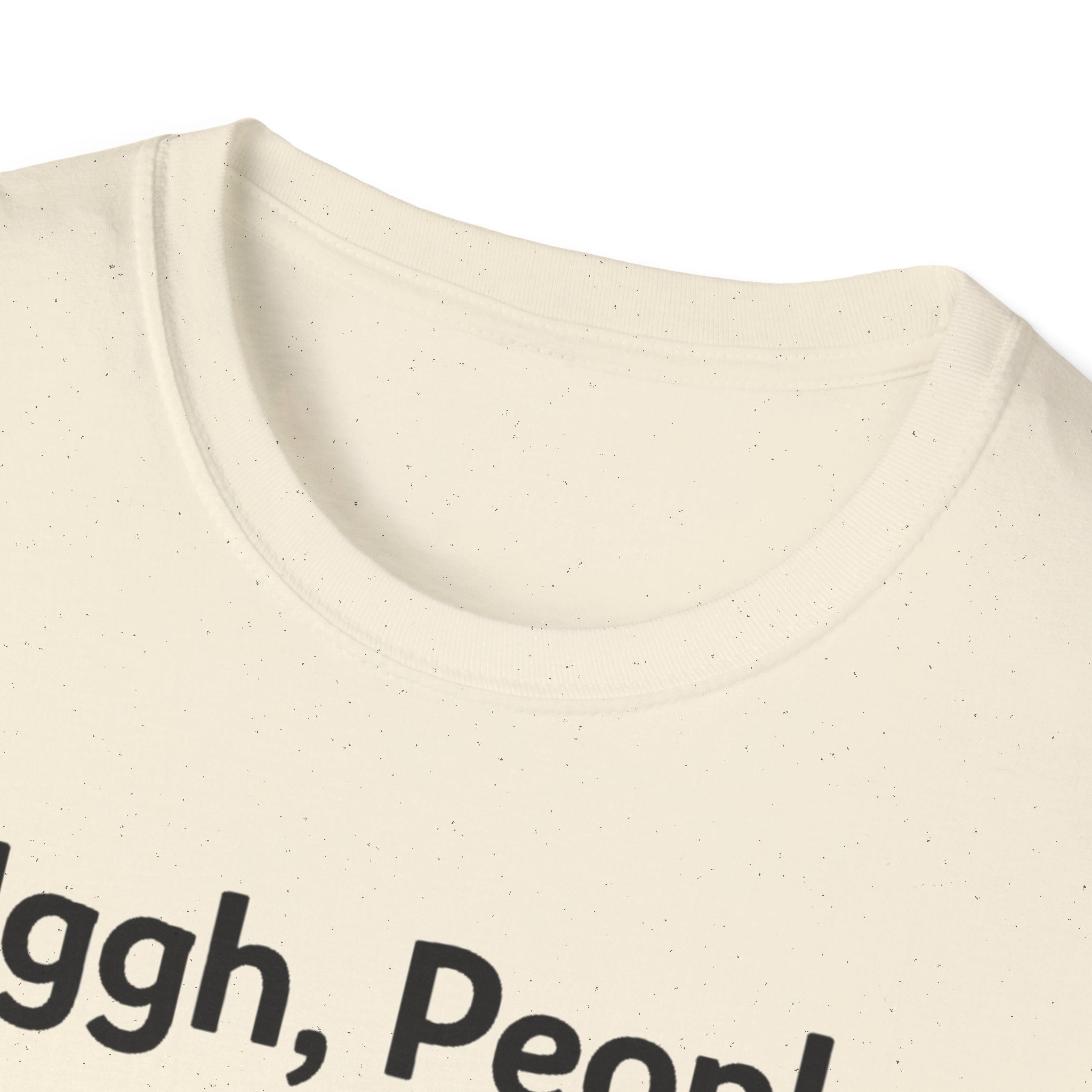 Uggh, People. Cat T-Shirt — Funny Grumpy Cat Graphic Tee for Cat Lovers