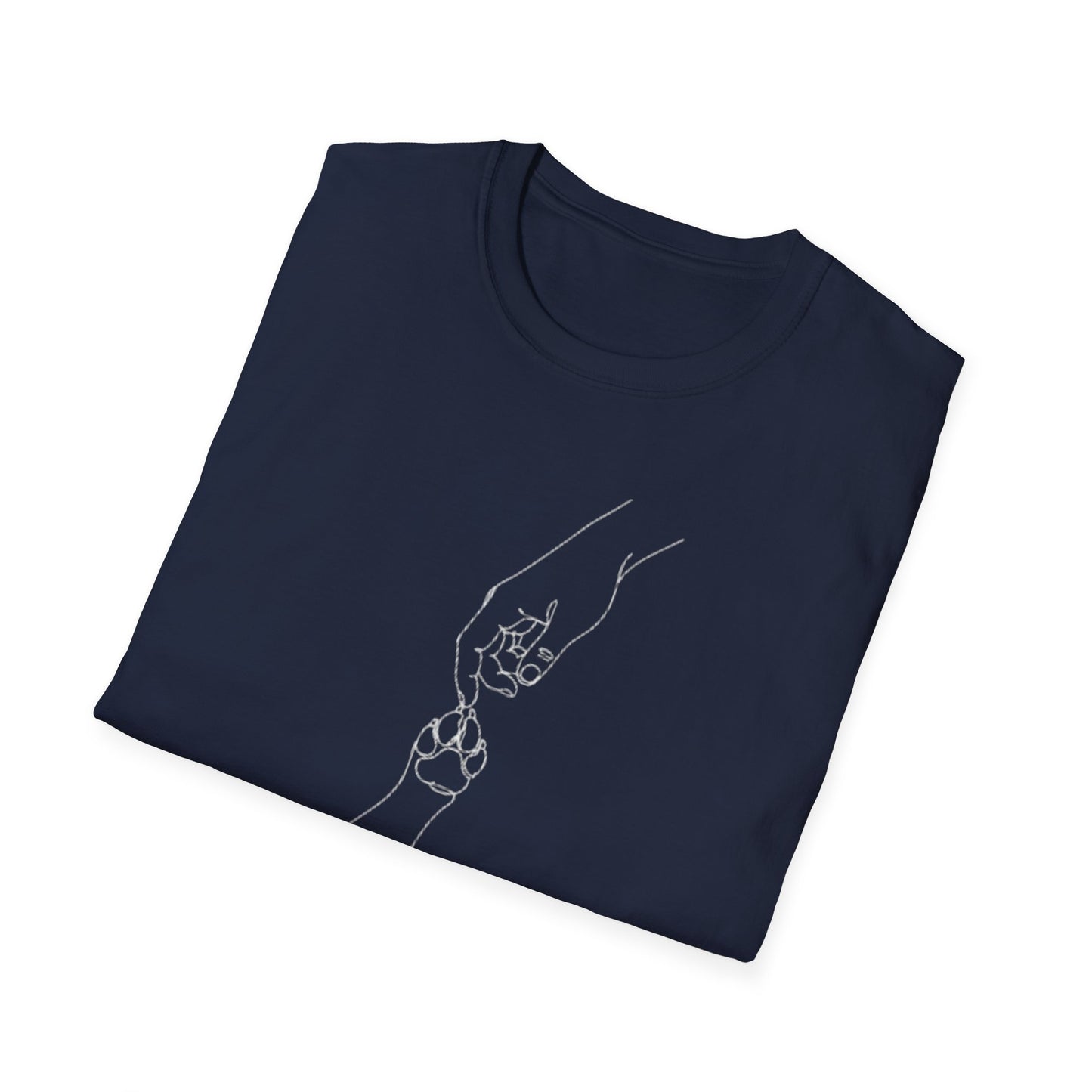 Paws & Peace Cat Paw Print T-Shirt