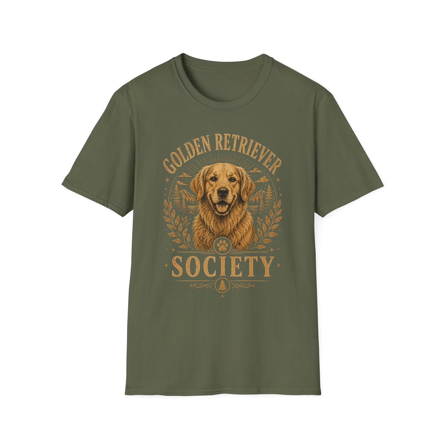 Golden Retriever Society T-Shirt — Vintage Dog Lover Tee
