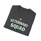 Veterinary Squad T-Shirt — Cute Paw Print Vet Team Tee