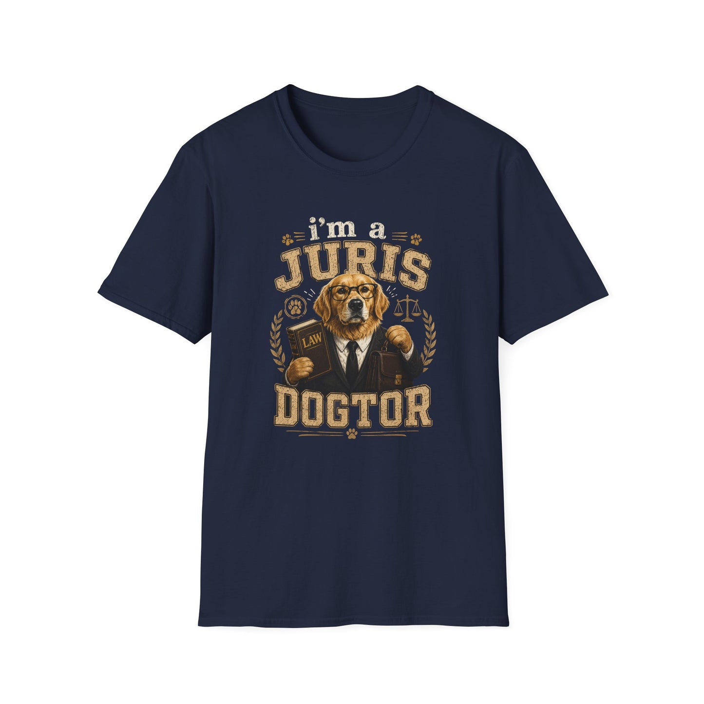 I'm a Juris Dogtor T-Shirt — Funny Lawyer Dog Graphic Tee for Law Students & Attorneys