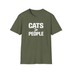 Cats > People T-Shirt — Funny Cat Lover Tee
