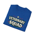 Veterinary Squad T-Shirt — Cute Paw Print Vet Team Tee