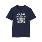 Cat Lover T-Shirt — "My Cat Understands Me Better Than People" Funny Pet Tee