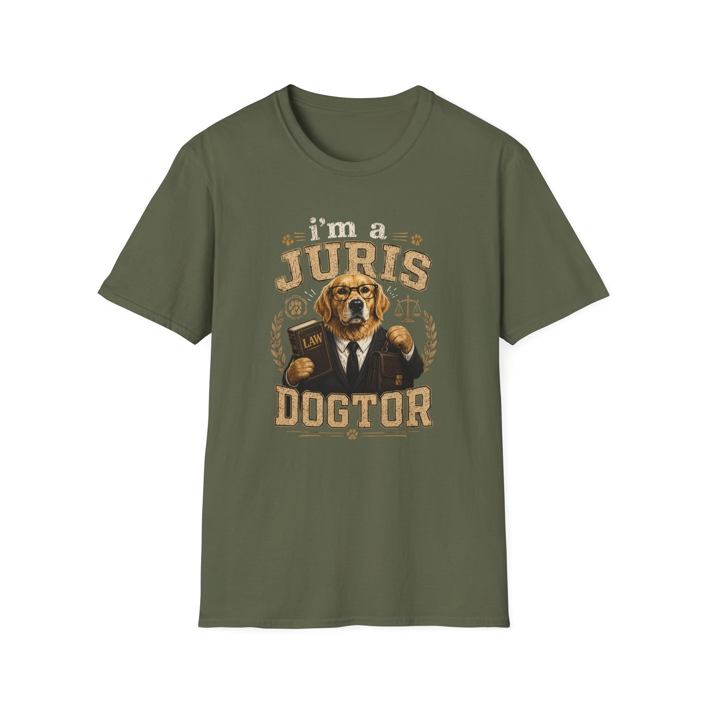 I'm a Juris Dogtor T-Shirt — Funny Lawyer Dog Graphic Tee for Law Students & Attorneys