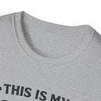 Dog Walking T-Shirt — "This Is My Dog Walking Shirt" Paw Print Tee