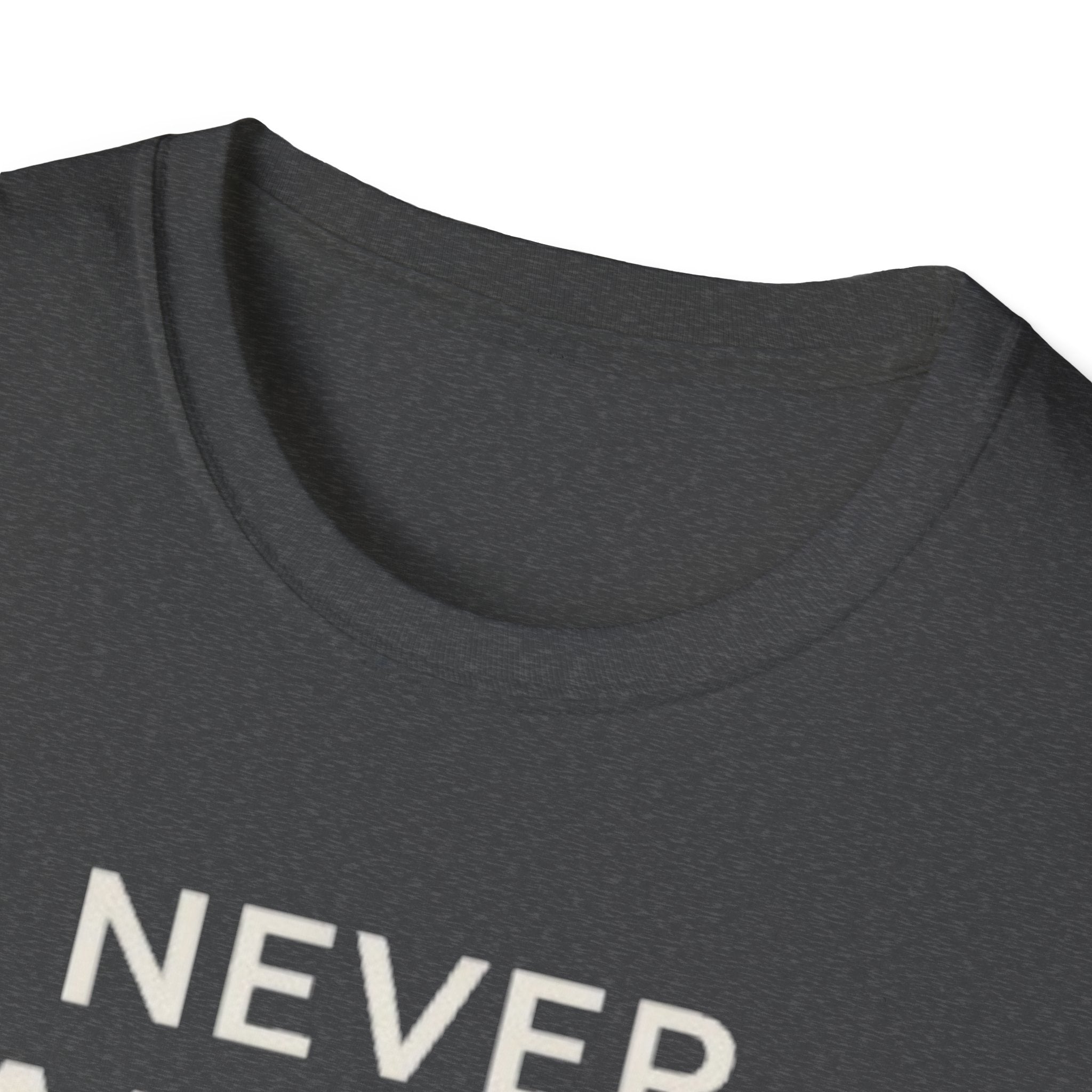 Never Alone Cat T-Shirt — "Never Alone. that's what cats are for."