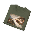 Renaissance 'Creation of Cat' Art Print T-Shirt