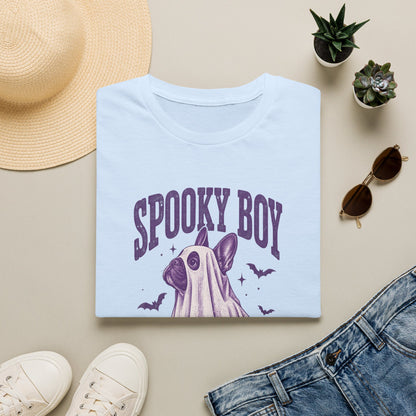 Spooky Boy T‑Shirt — Cute Ghost French Bulldog Halloween Tee