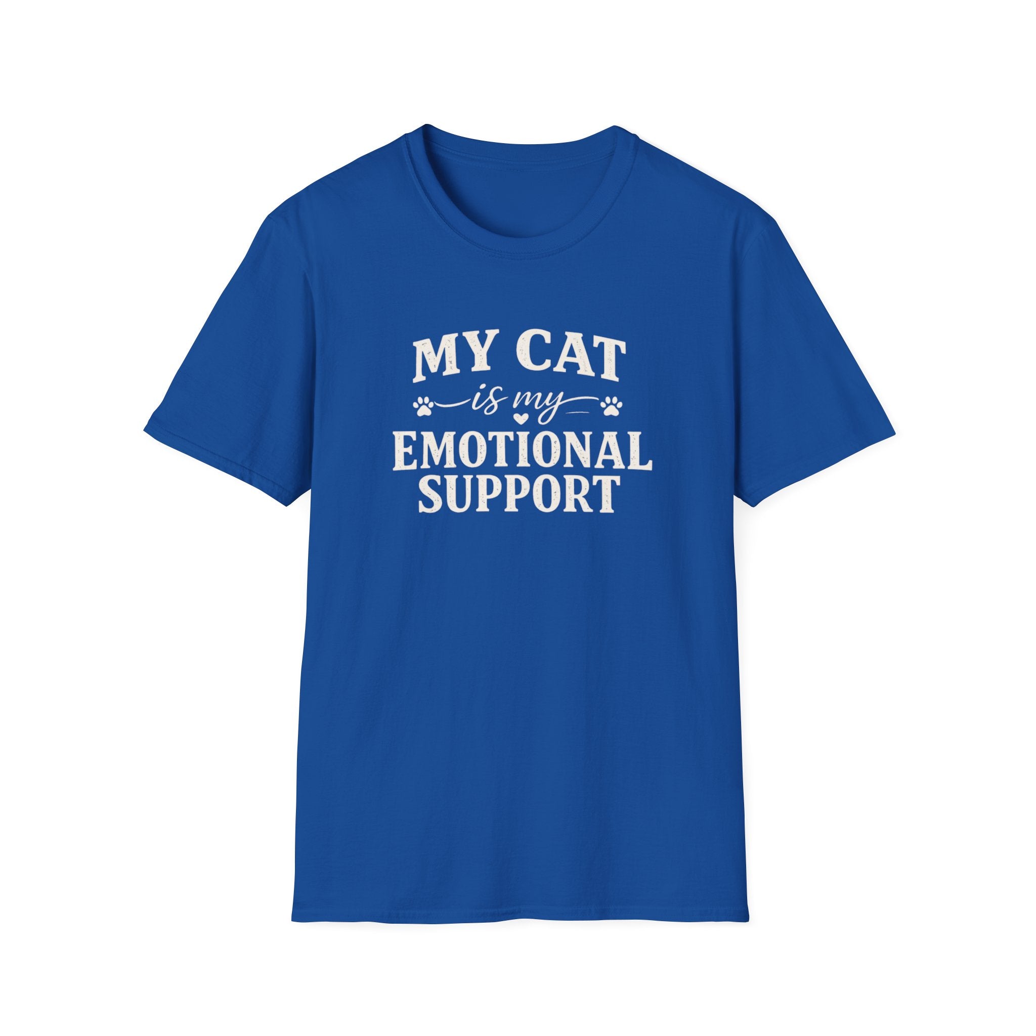 Cat Emotional Support T-Shirt — "My Cat Is My Emotional Support" Graphic Tee