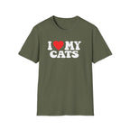 I  My Cats T-Shirt — Cute Retro Cat Lover Tee