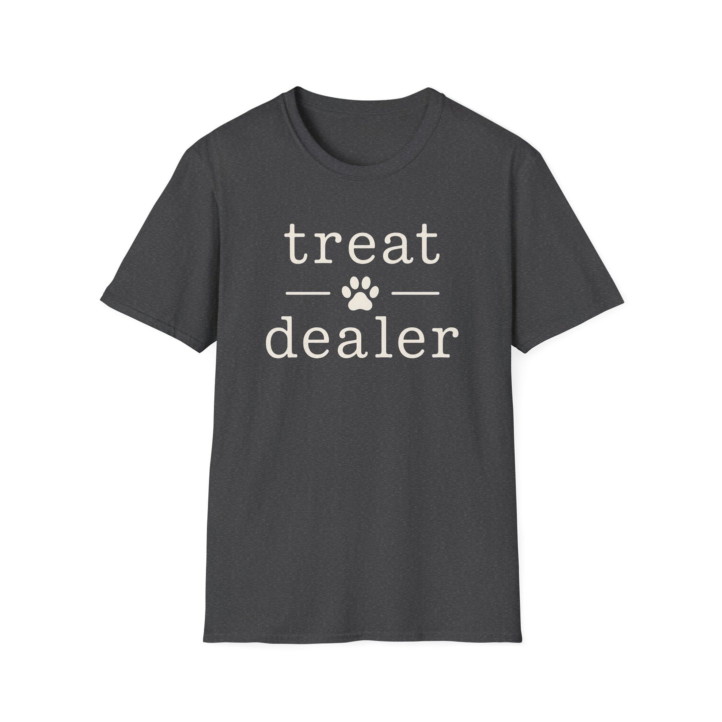 Treat Dealer T-Shirt — Funny Paw Print Shirt for Dog Lovers