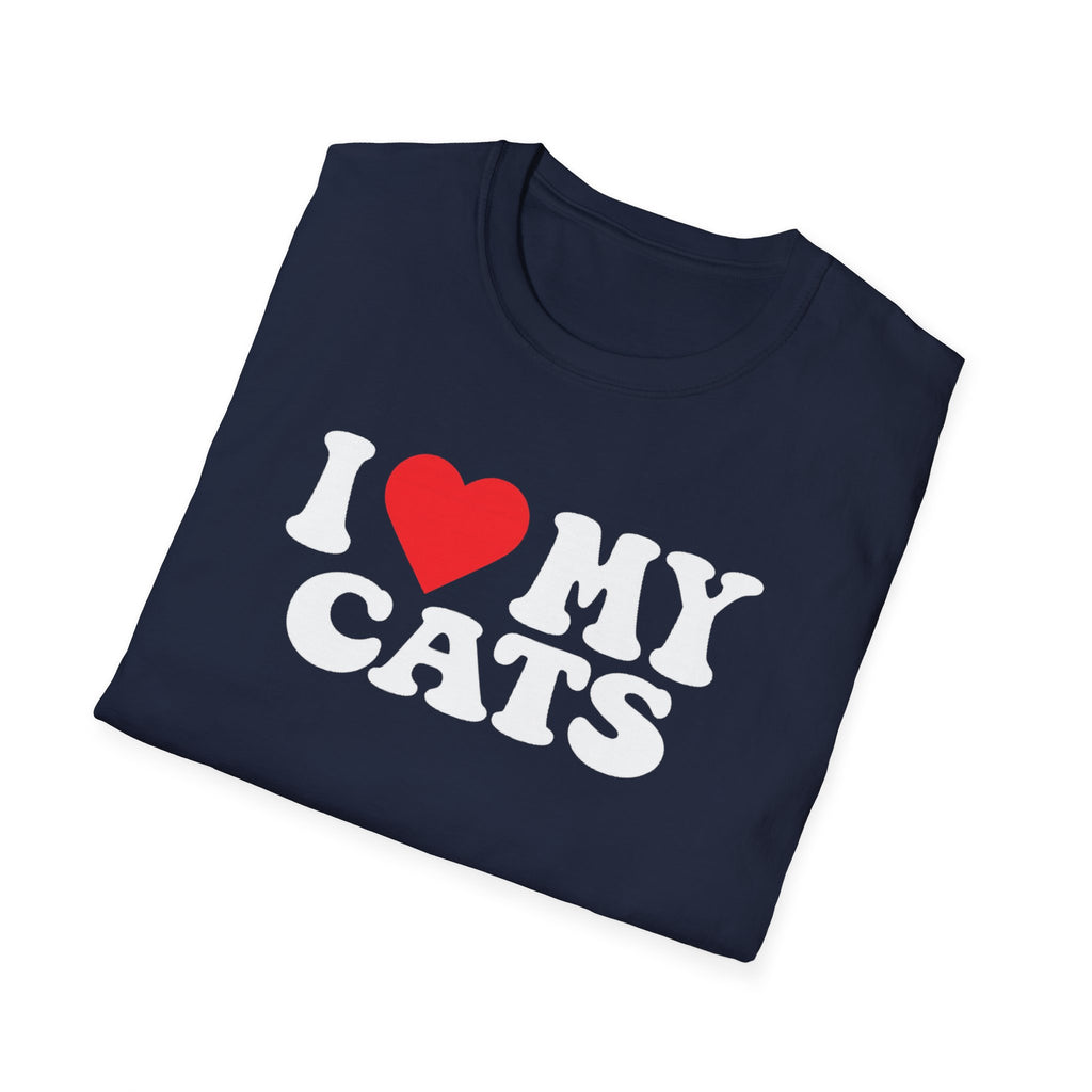 I  My Cats T-Shirt — Cute Retro Cat Lover Tee