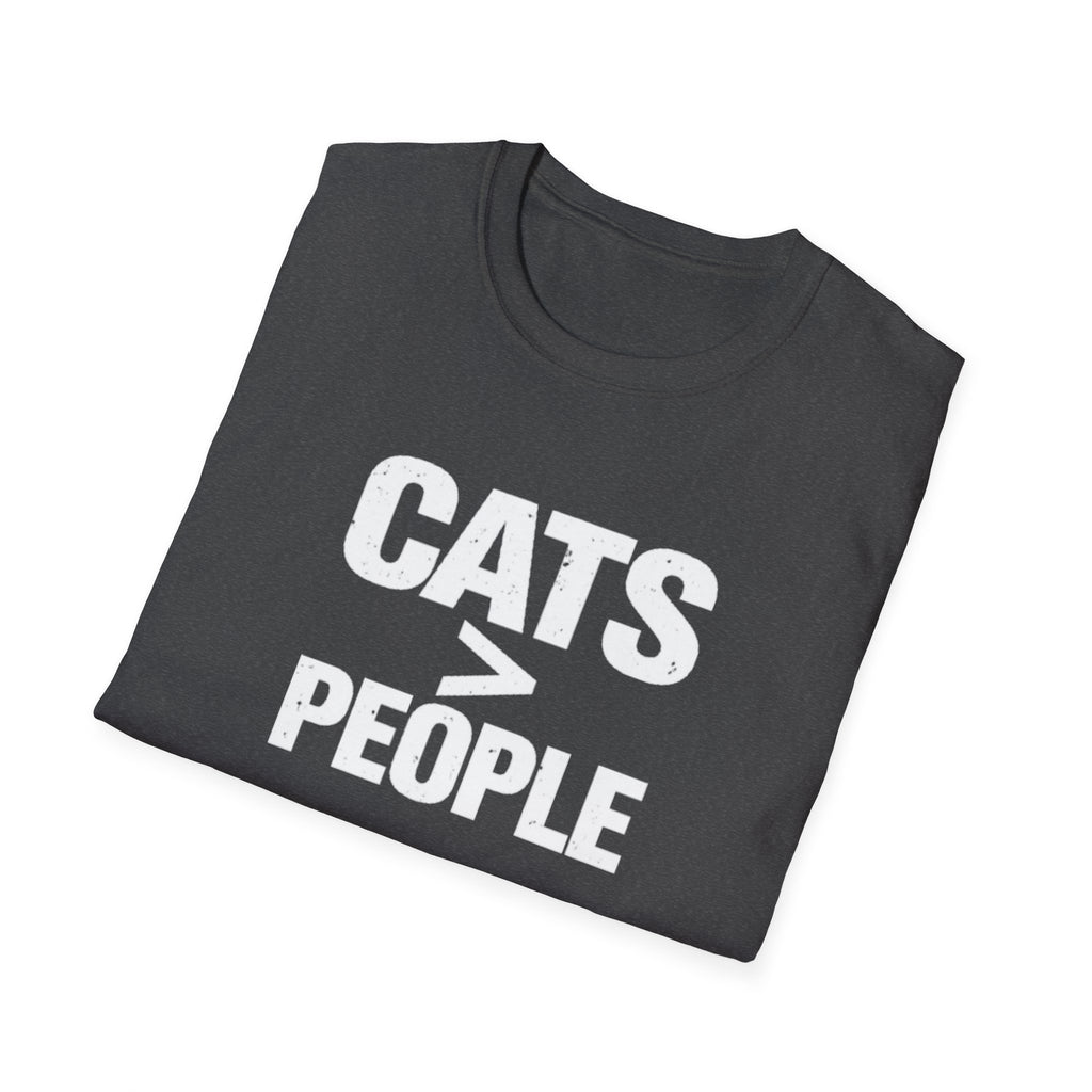 Cats > People T-Shirt — Funny Cat Lover Tee