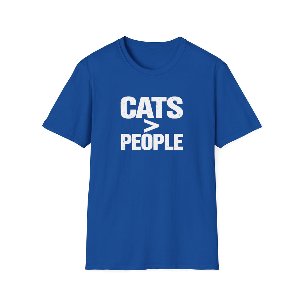 Cats > People T-Shirt — Funny Cat Lover Tee