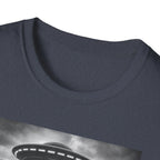 Cat UFO Selfie T-Shirt — Cute Alien Abduction Cat Graphic Tee