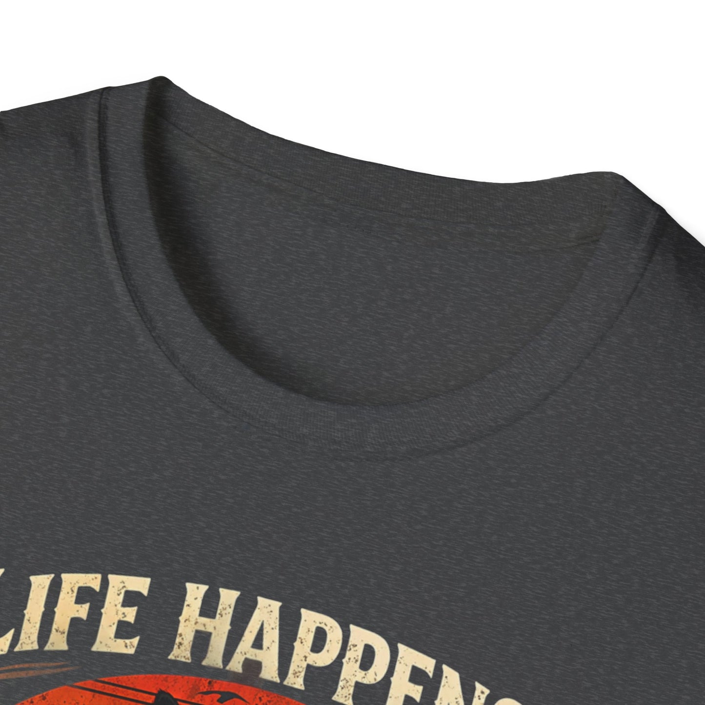Life Happens Dogs Help T-Shirt — Vintage Rescue Dog Lover Tee