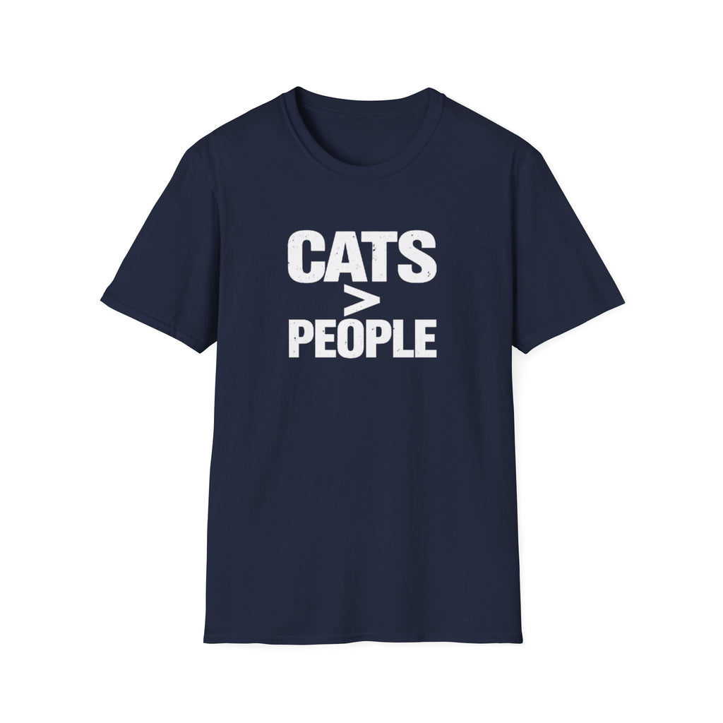 Cats > People T-Shirt — Funny Cat Lover Tee