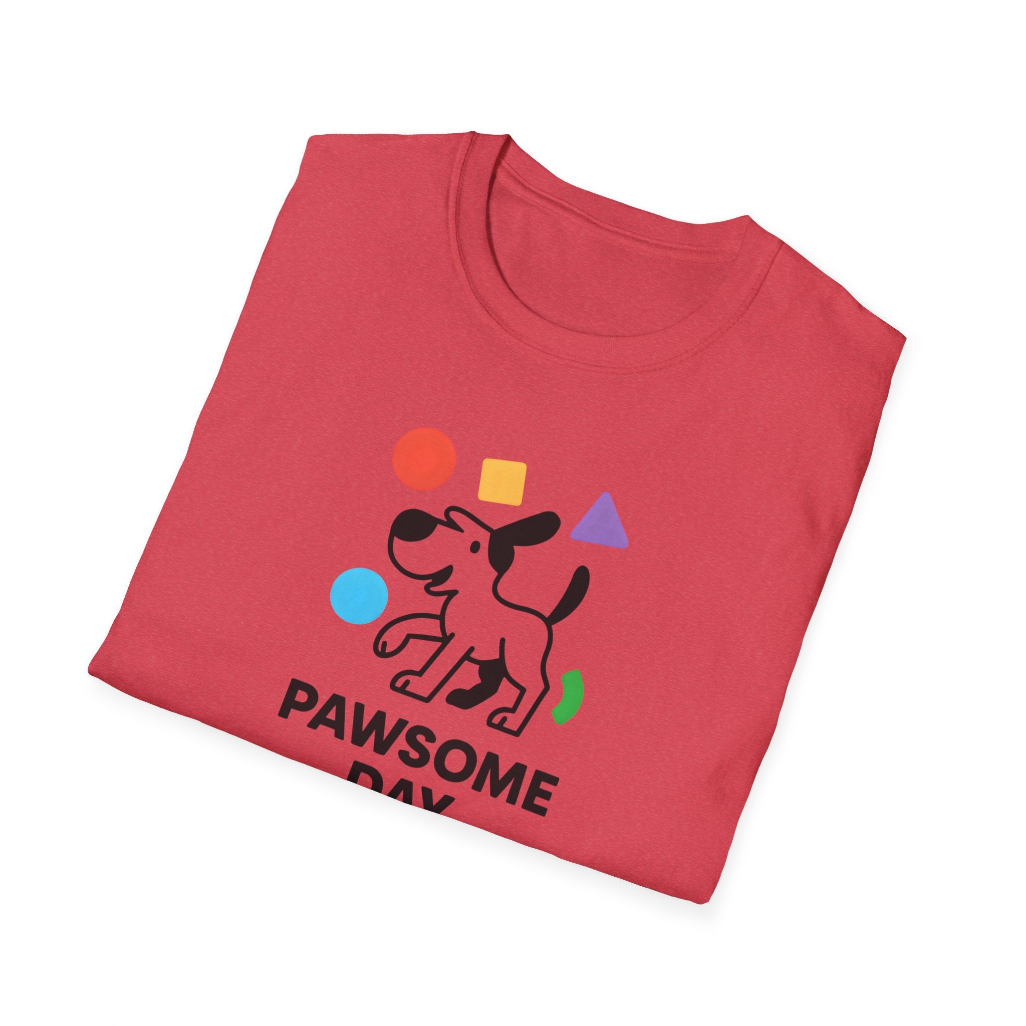 Pawsome days with colorful shapes T-Shirt