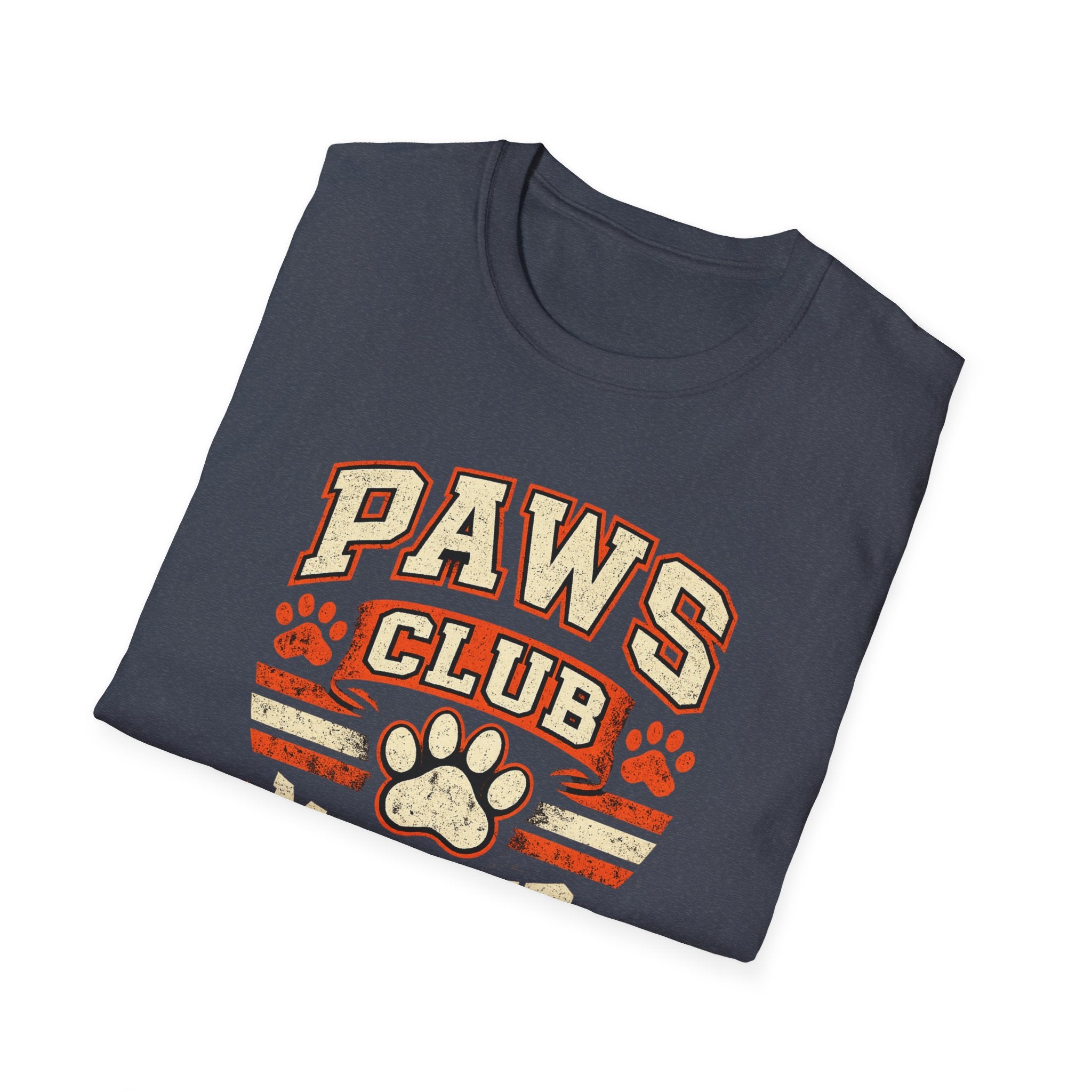 Paws Club Member T-Shirt — Vintage Paw Print Tee for Dog Lovers