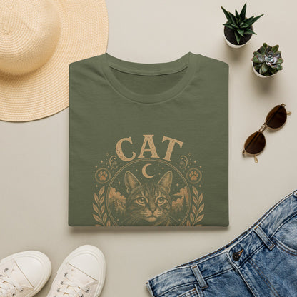 Cat Society T-Shirt — Vintage Cat Crest Graphic Tee