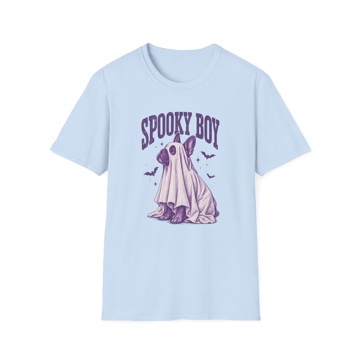 Spooky Boy T‑Shirt — Cute Ghost French Bulldog Halloween Tee