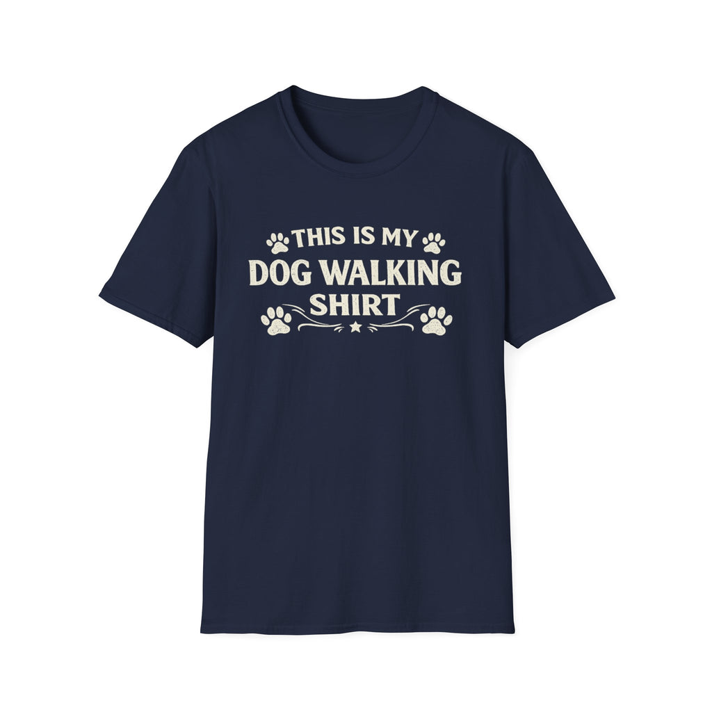 This Is My Dog Walking Shirt Paw Print Tee — Dog Walking T-Shirt