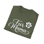 Fur Mama T-Shirt — Cute Paw Print Graphic Tee for Dog & Cat Lovers