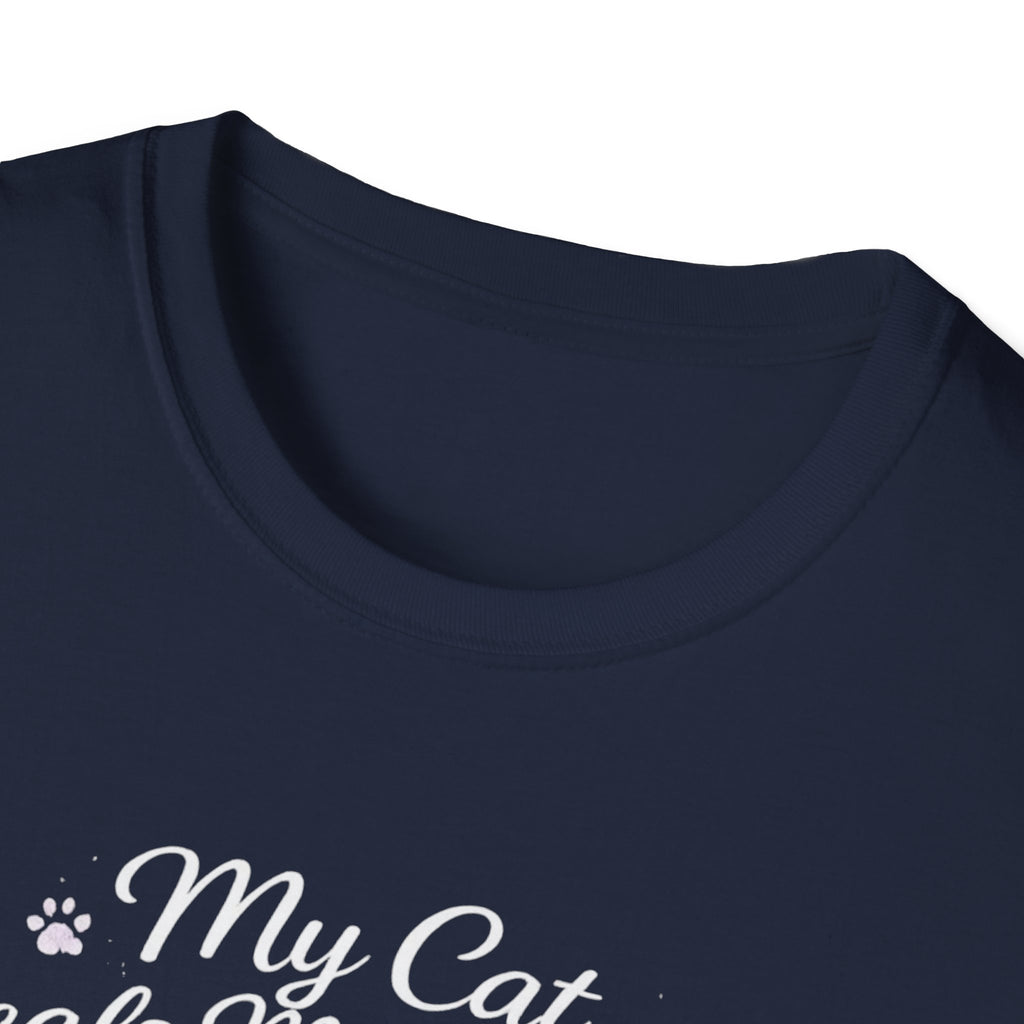 My Cat Heals My Energy T-Shirt — Spiritual Cat Lover Tee